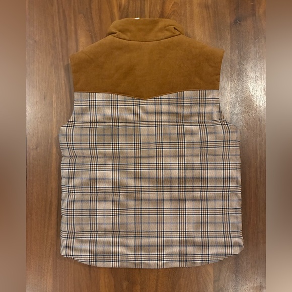 NWT- The Western Plaid Vest by Janie and Jack (Size 7-8) - Picture 4 of 7